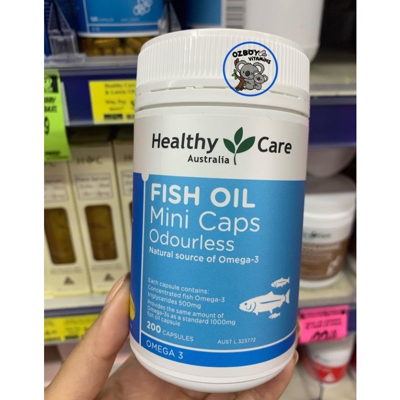 Healthy Care Odourless Fish Oil Mini Caps