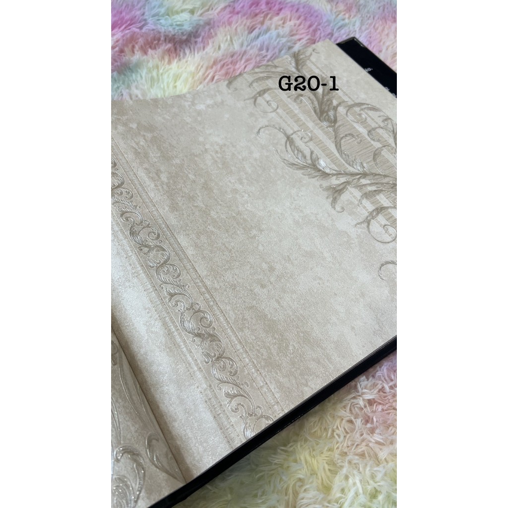 MDwallpaper วอลเปเปอร์ติดผนัง NEW GENERATION ชนิดทากาว ลายหลุยส์