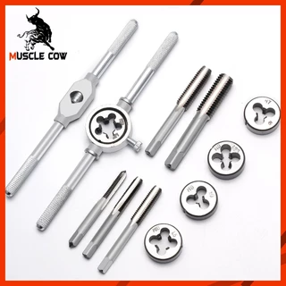 MUSCLE COW ชุดต๊าปเกลียว 40ชิ้น ต๊าปชุดเอนกประสงค์ หน่วยมิล ชุดมืออาชีพยอดนิยม