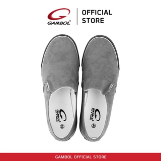 GAMBOL แกมโบล SLIP-ON รองเท้าผ้าใบสลิปออนชาย รุ่น GB82087A Size 44-46