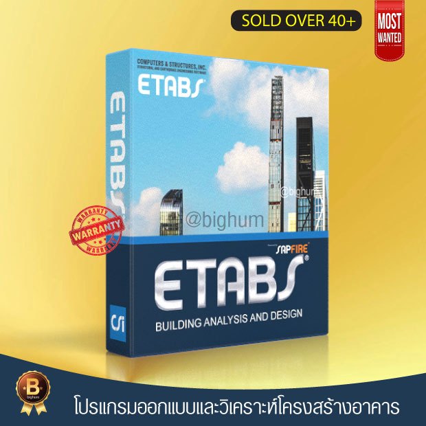 ETABS Ultimate 21.2 Full software windows Lifetime