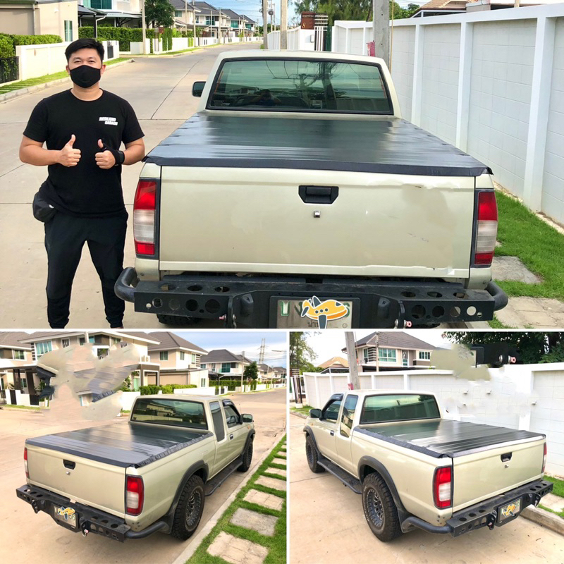 ผ้าใบปิดท้ายกระบะ Nissan Frontier แคป 5 คาน พับครึ่งได้