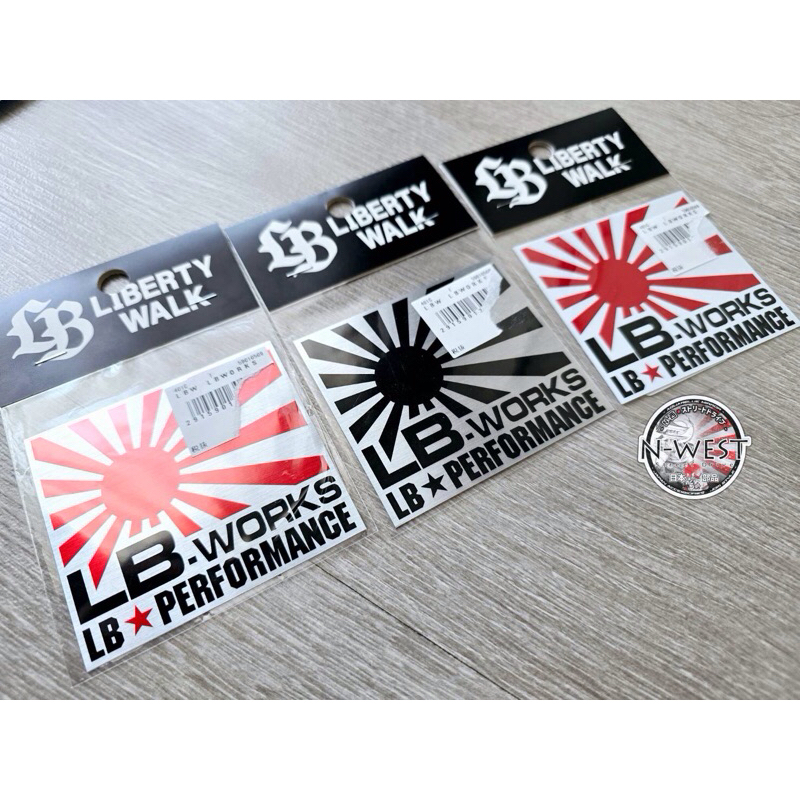สติ๊กเกอร์ Liberty walk LB-Performance  แท้