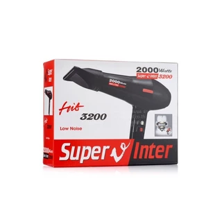 [ Super V SU 3200 ] ไดร์เป่าผมร้านเสริมสวย 2000W ลมแรง อึดทนงานหนัก รับประกัน 6 เดือน