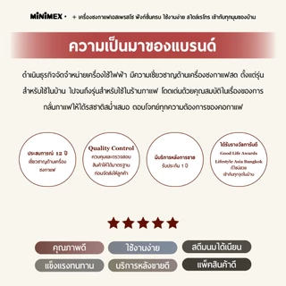 [มี 4 สี] MiniMex เครื่องชงกาแฟสด รุ่น Bella MBL1 เครื่องชงกาแฟ สำหรับใช้ในบ้าน (รับประกัน1ปี)