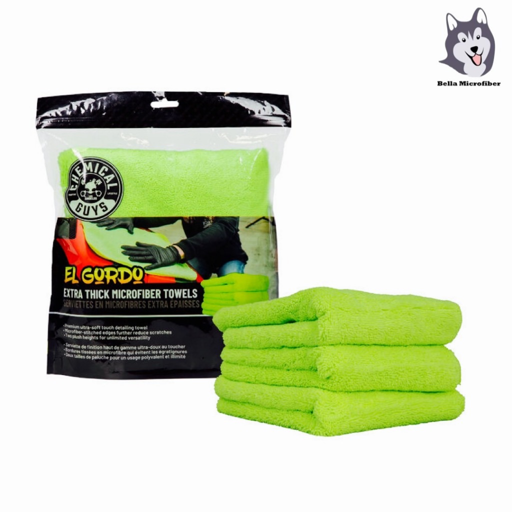 Chemical Guys El Gordo Supra Microfiber Towels ผ้าไมโครไฟเบอร์ 40*40 ซม.