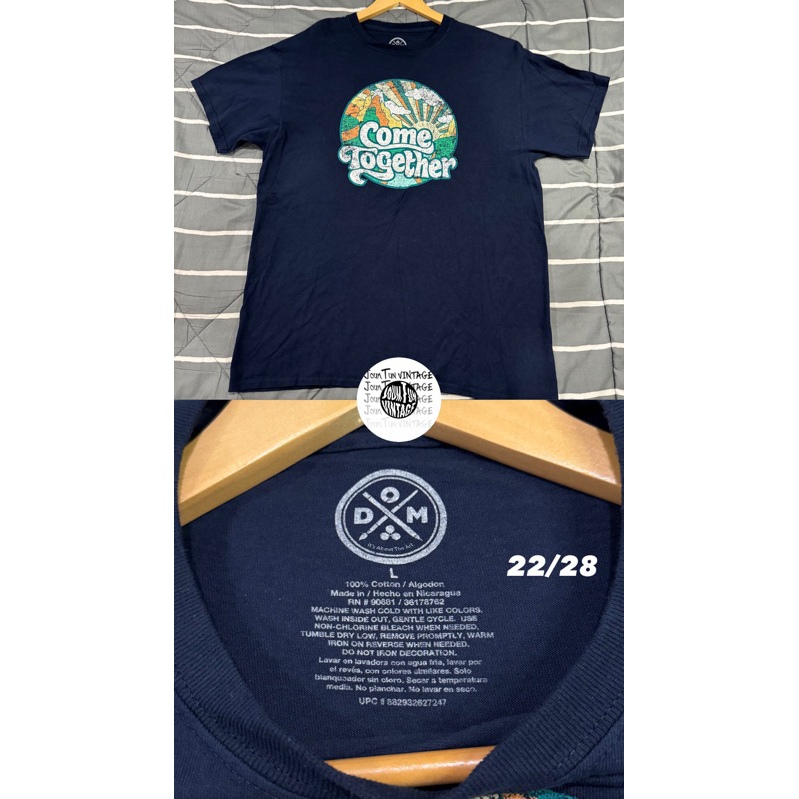 เสื้อยืดมือสอง come together (L)