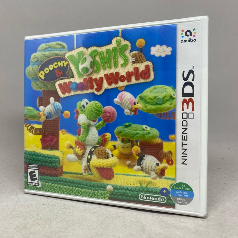 (New)(มือ1) Poochy & Yoshi's Woolly World | Nintendo 3DS | Original USA | English | ของใหม่