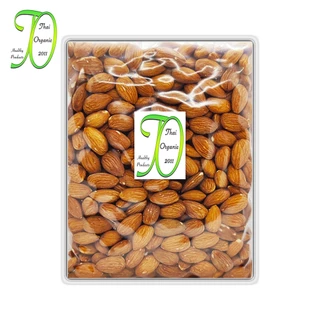 อัลมอนด์ อบ / ดิบ 1 กก. Almond Roasted / Raw 1 kg Large Pellets Grade AA+ เม็ดใหญ่ เม็ดเต็ม