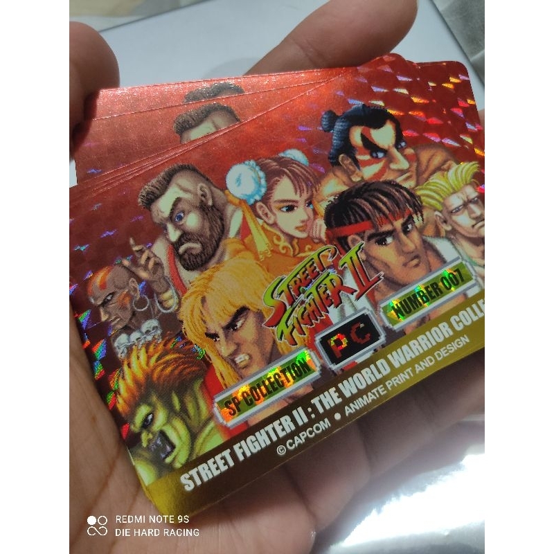การ์ดเลเซอร์ โปรโม 07 Street Fighter 2 TV Magazine หนังสือขาดตลาดไปแล้ว