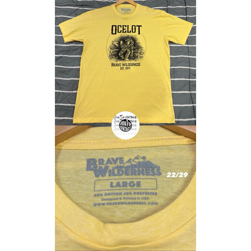 เสื้อยืดมือสอง ocelot (L)