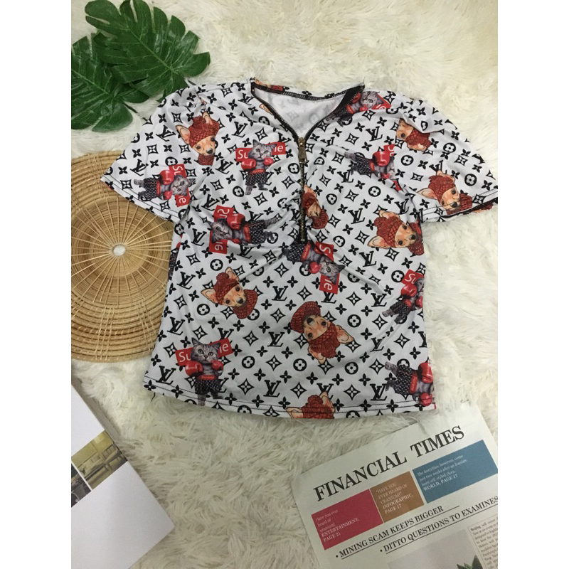 เสื้อ เสื้อแขนสั้น อก32 ยาว 20"(ZB2402-1612)