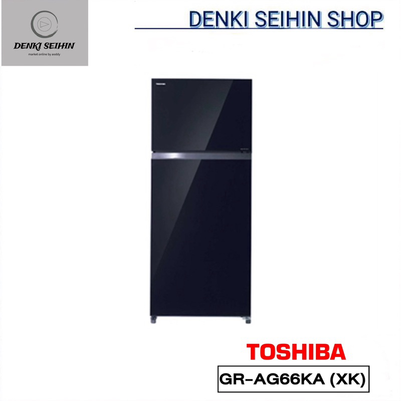 Toshiba ตู้เย็น 2 ประตู 21.8 คิว Inverter รุ่น GR-AG66KA (XK)