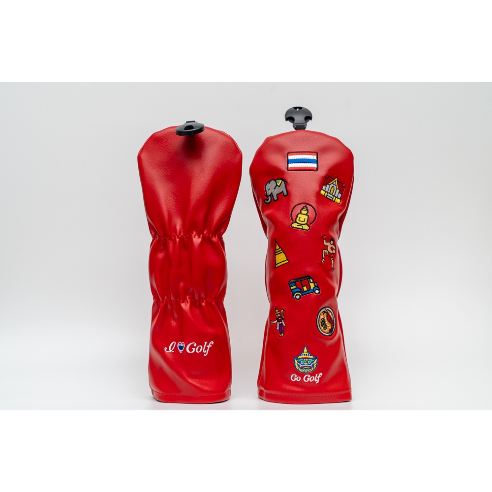 Fairway Head Cover Thai Icons Design ปลอกหุ้มหัวแฟร์เวย์ลายไทย