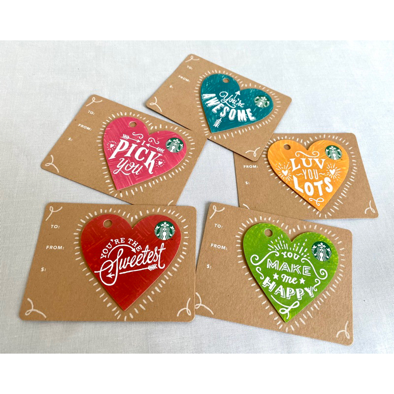 บัตร Starbucks Card Limited Edition (Thailand)  - Valentines Collection (บัตรพลาสติก/ไม่มีมูลค่าในบัตร)