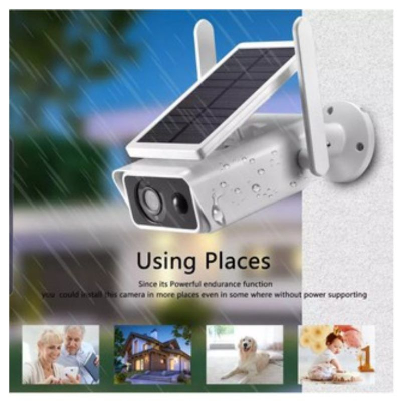 ?โปรโมชั่นส่วนลดปีใหม่?Solar Waterproof CCTV Q1กล้องวงจรปิดพลังงานแสงอาทิตย์ 2K HD ทํางานตลอด 24 ชั่วโมง(รับประกัน 5 ปี)