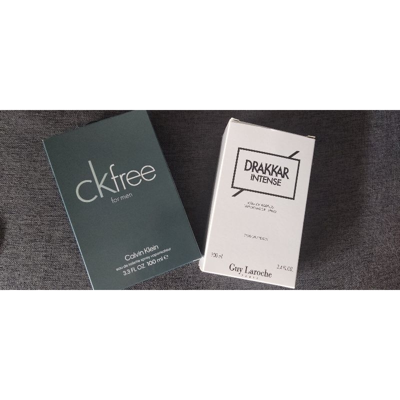 น้ำหอมCK free for men แท้ และ น้ำหอม Drakkar intense แท้
