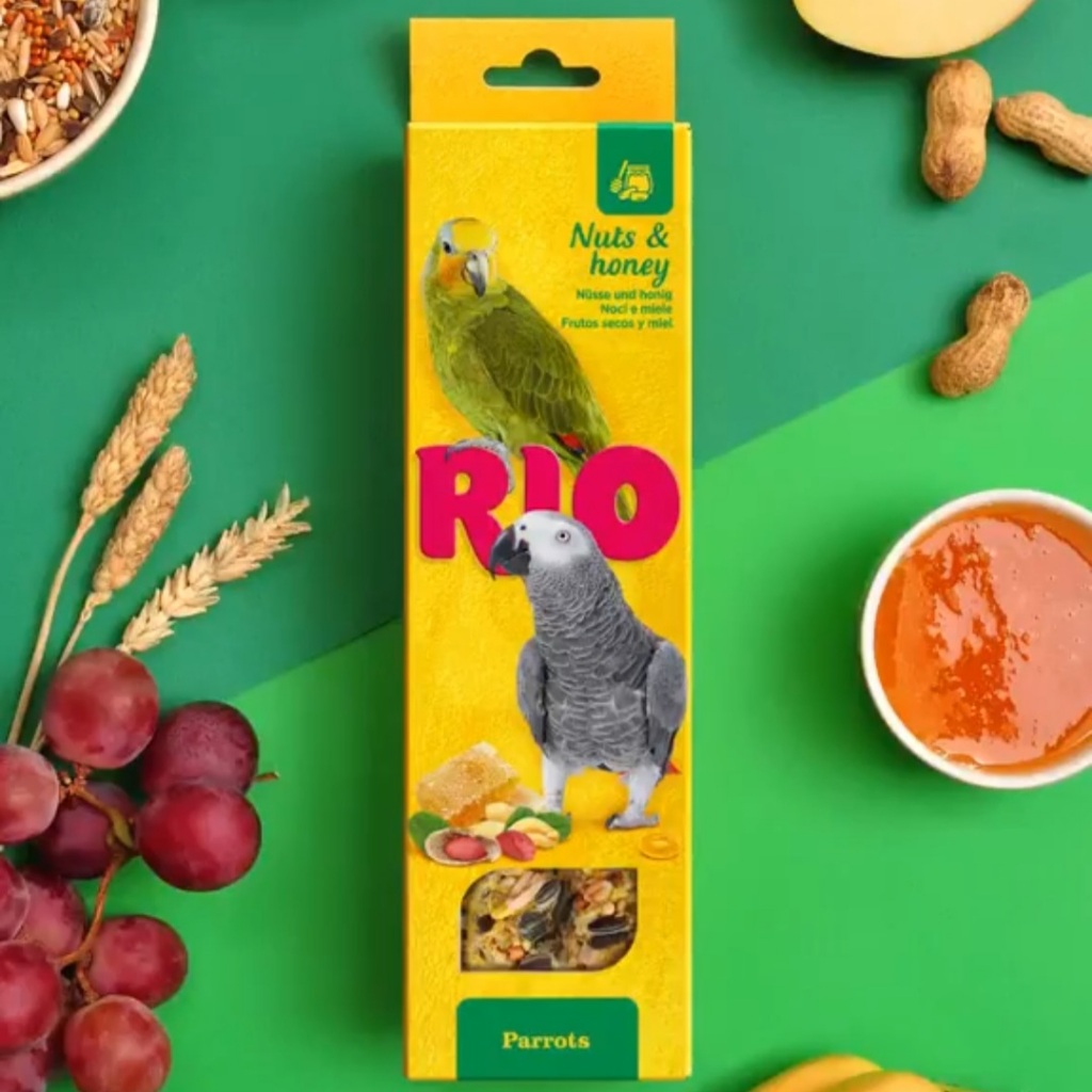 RIO ขนมนก สำหรับนกแก้วขนาดกลาง-ใหญ่