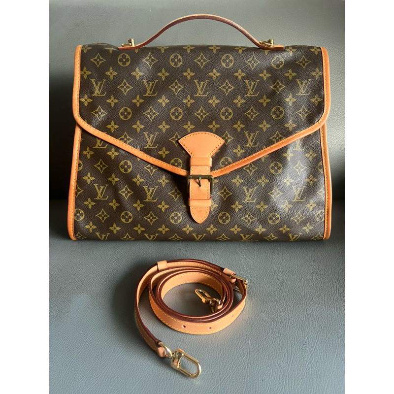 LOUIS VUITTON Beverly 2Way Hand Bag Briefcase Monogram Leather แท้💯 มือสอง