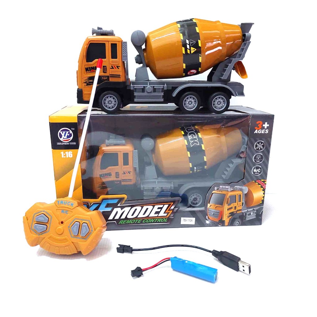 รถปูน บังคับวิทยุ เดินหน้า ถอยหลัง เลี้ยว ซ้าย ขวา ได้ ตรงปก พร้อมส่ง รถเด็กเล่น รถของเล่น  789