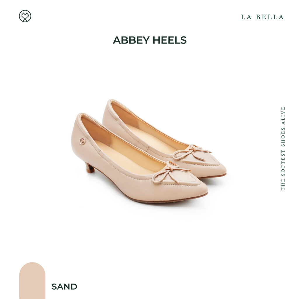 LA BELLA รุ่น ABBEY HEELS - SAND