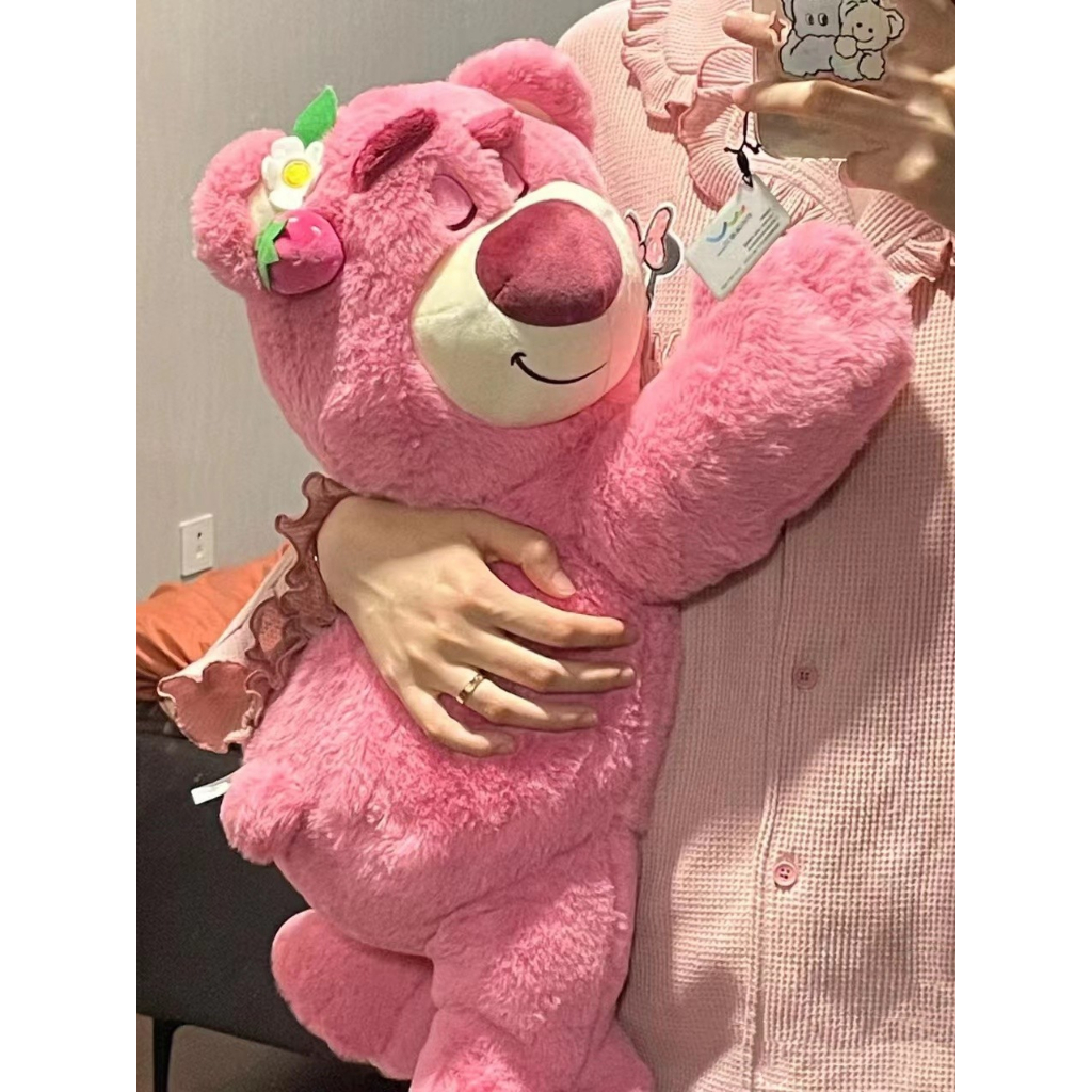 Hug ตุ๊กตาหมีสตรอเบอร์รี่ 40 ซม. ตุ๊กตาของเล่นตุ๊กตาหมอนตุ๊กตาสาว Sleeping ของขวัญวันเกิดพิเศษสำหรับผู้หญิง