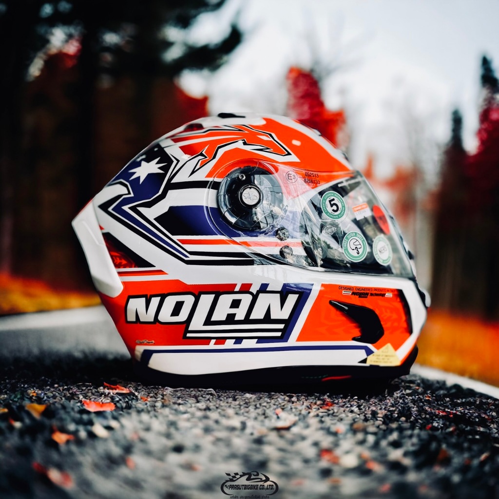 หมวกกันน็อค Nolan: X-803 - C.Stoner White