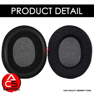 ACS (A4) ฟองน้ำหูฟัง Steelseries (ผ้าตาราง/เย็บขอบ) สำหรับรุ่น Arctis 1, 3, 5, 7, 9X, Pro Earpads