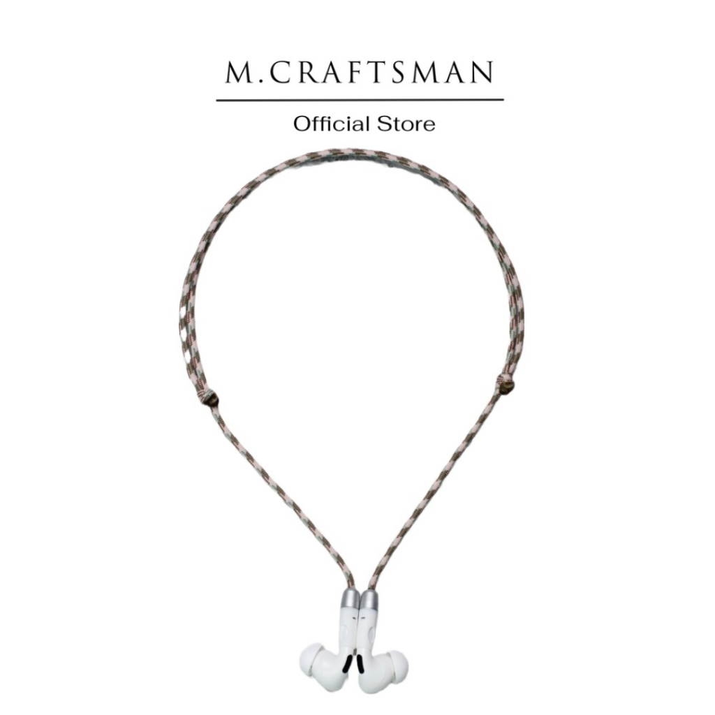 สายห้อยหูฟังM.CRAFTSMAN Podchain - Panther/Charcoal, Coral/Pink