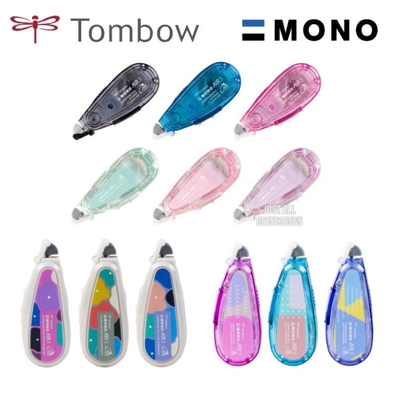 Tombow Mono Air เทปลบคำผิด 10เมตร  5mm ×10M เปลี่ยนรีฟิลได้