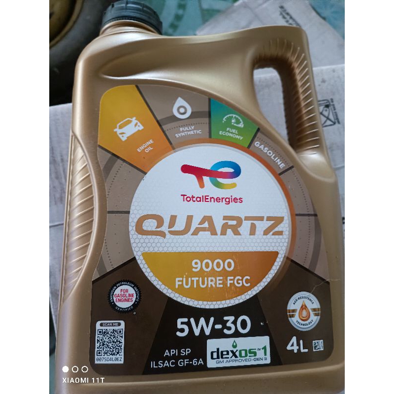 total quartz 9000 future FGC 5w30 4L API SP Ilsac GF-6 เหมาะกับเครื่องGDI turebo hybrid star-tstop