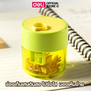 กบเหลาดินสอ Deli กบ กบเหลาดินสอแฟนซี สีพาสเทล สุดน่ารัก (คละสี 1 ชิ้น) เครื่องเขียน เครื่องเหลาดินสอ