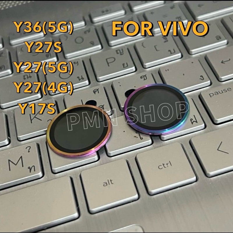 วงแหวนVIVO Y03T/Y03/Y18/Y36(5G)/Y27(5G)/Y2S/Y17S/Y28(4G)/Y27(4G)วีโว่ ฟิล์มกระจกแบบวงแหวนครอบเลนส์ ปกป้องเลนส์มือถือ