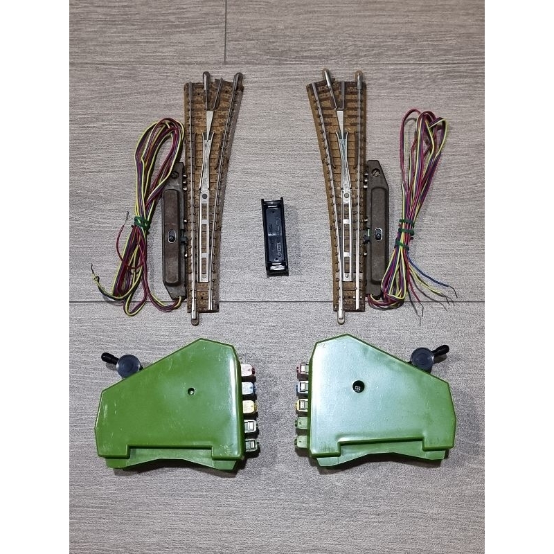 N scale TOMIX Turnout 1201(PR541-15) 1202(PL541-15) ชุดรางสับไฟฟ้าซ้าย/ขวา *มือสอง*