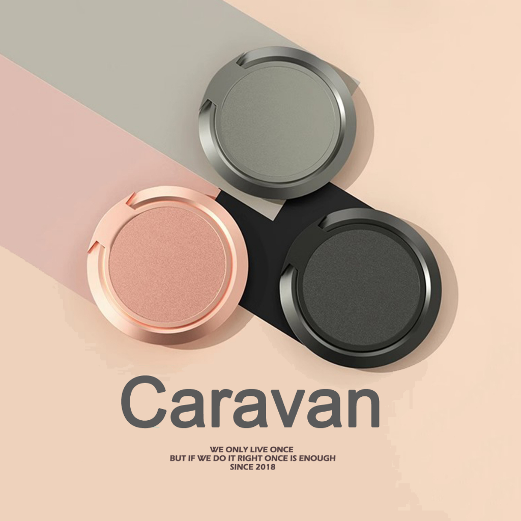 Caravan Crew แหวนคล้องนิ้วสำหรับโทรศัพท์มือถือ แม่เหล็ก (มี 3 สี)