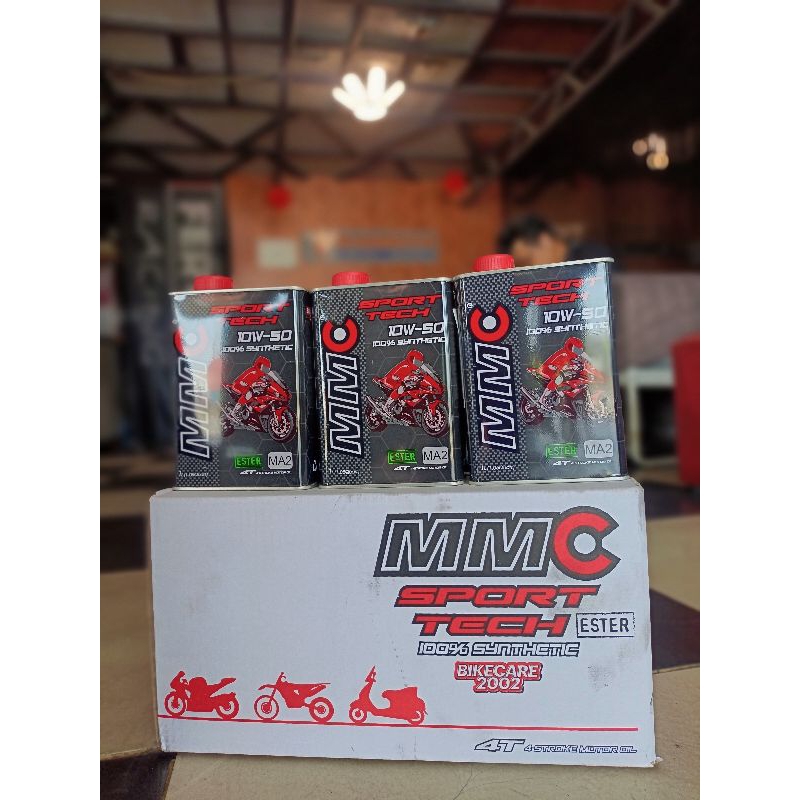 น้ำมันเครื่องMMC 10W-50 100%synthatic Ester MA2