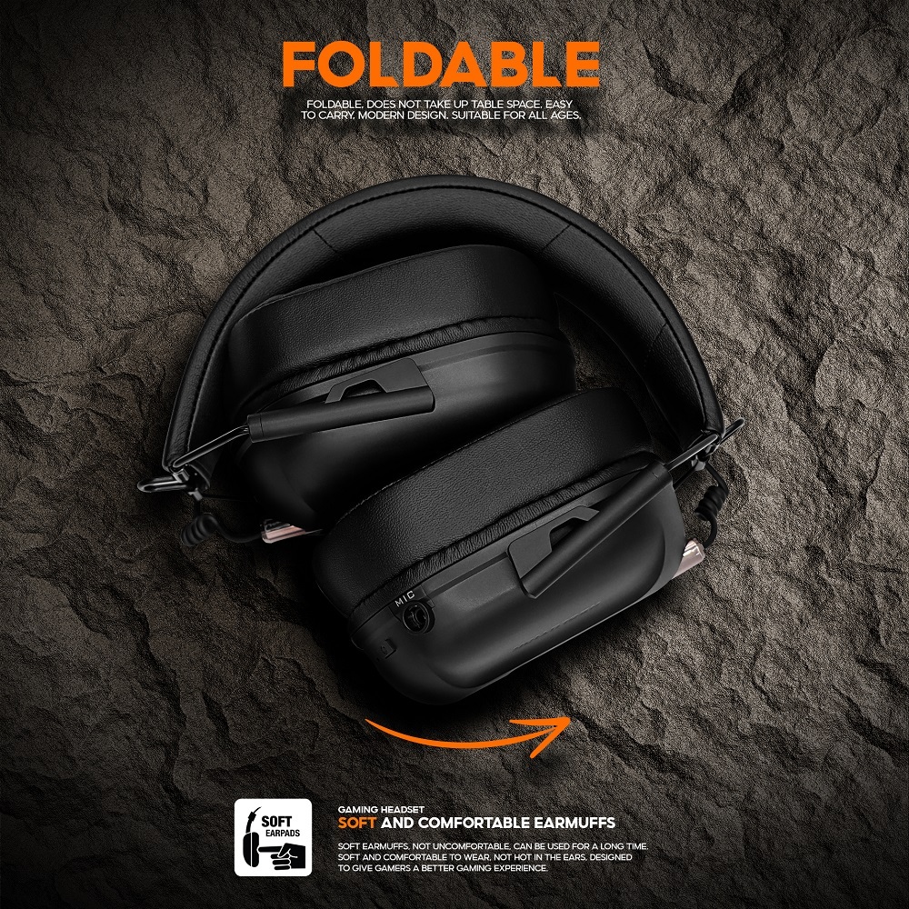 Neolution E-Sport Gaming Headset รุ่น Silencer Pro หูฟังเกมมิ่ง หูฟังเล่นเกมส์ มีไมโครโฟน ระบบเสียงรอบทิศทาง