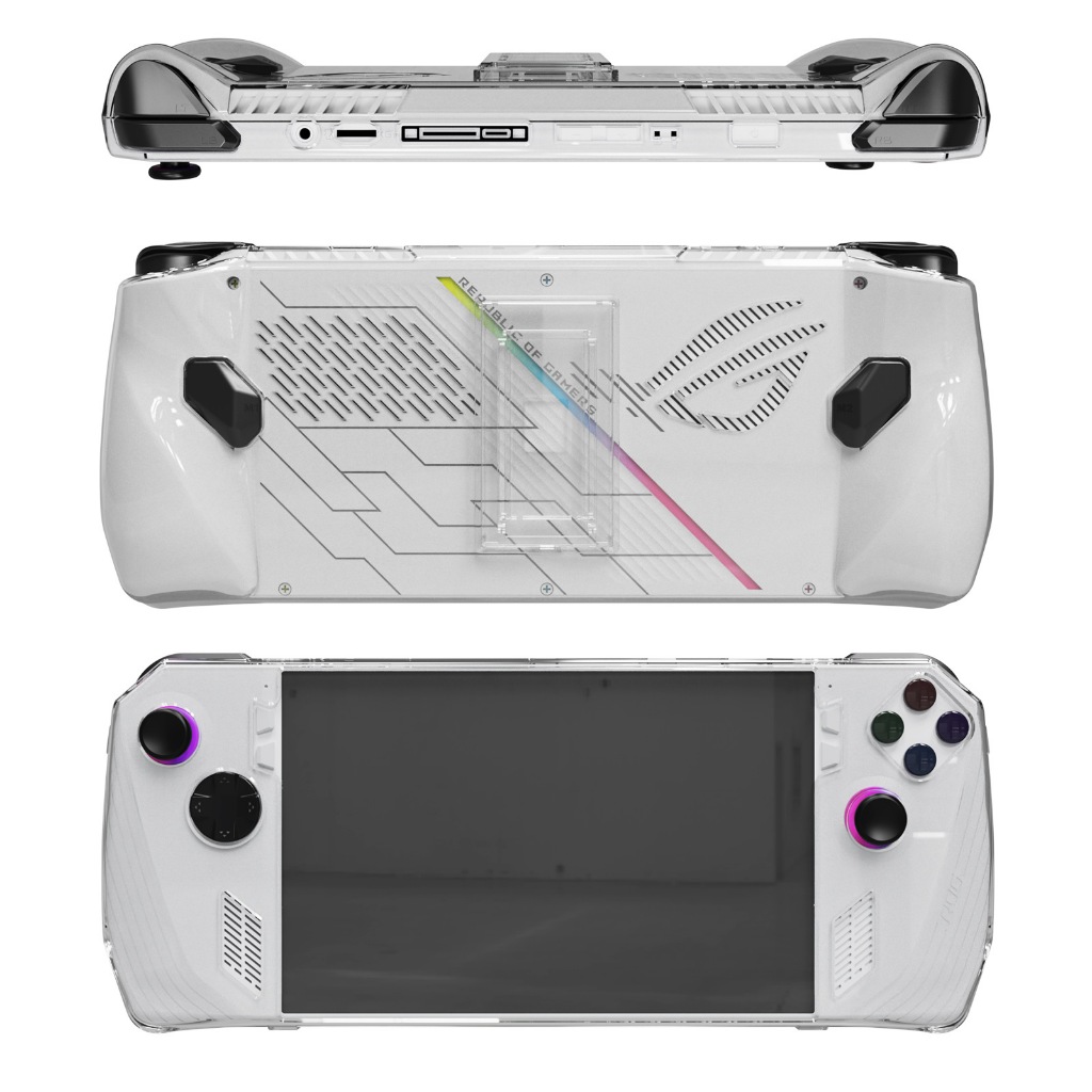 รุ่นใหม่ของ JYS เคสป้องกันคริสASUS ROG Ally, เคสพีซีโปร่งใสป้องกันจากการตกกระแทก