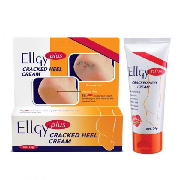 ELLGY PLUS CRACKED HEEL CRE 50GM แอลจี้ พลัส แคร็ก ฮีล ครีม สำหรับส้นเท้าแตก
