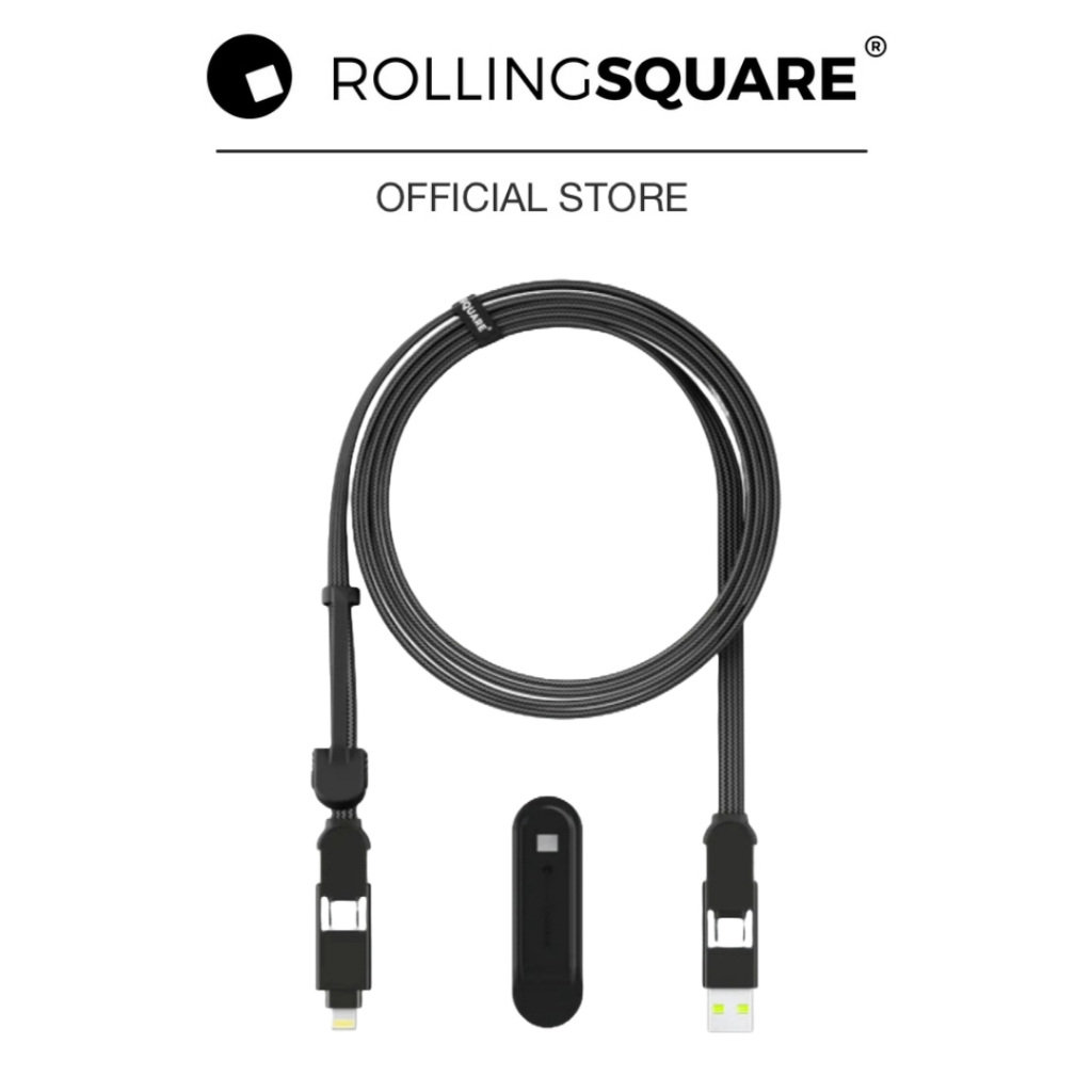 Rolling Square InCharge XL 2m/ 30 cm สายชาร์จ