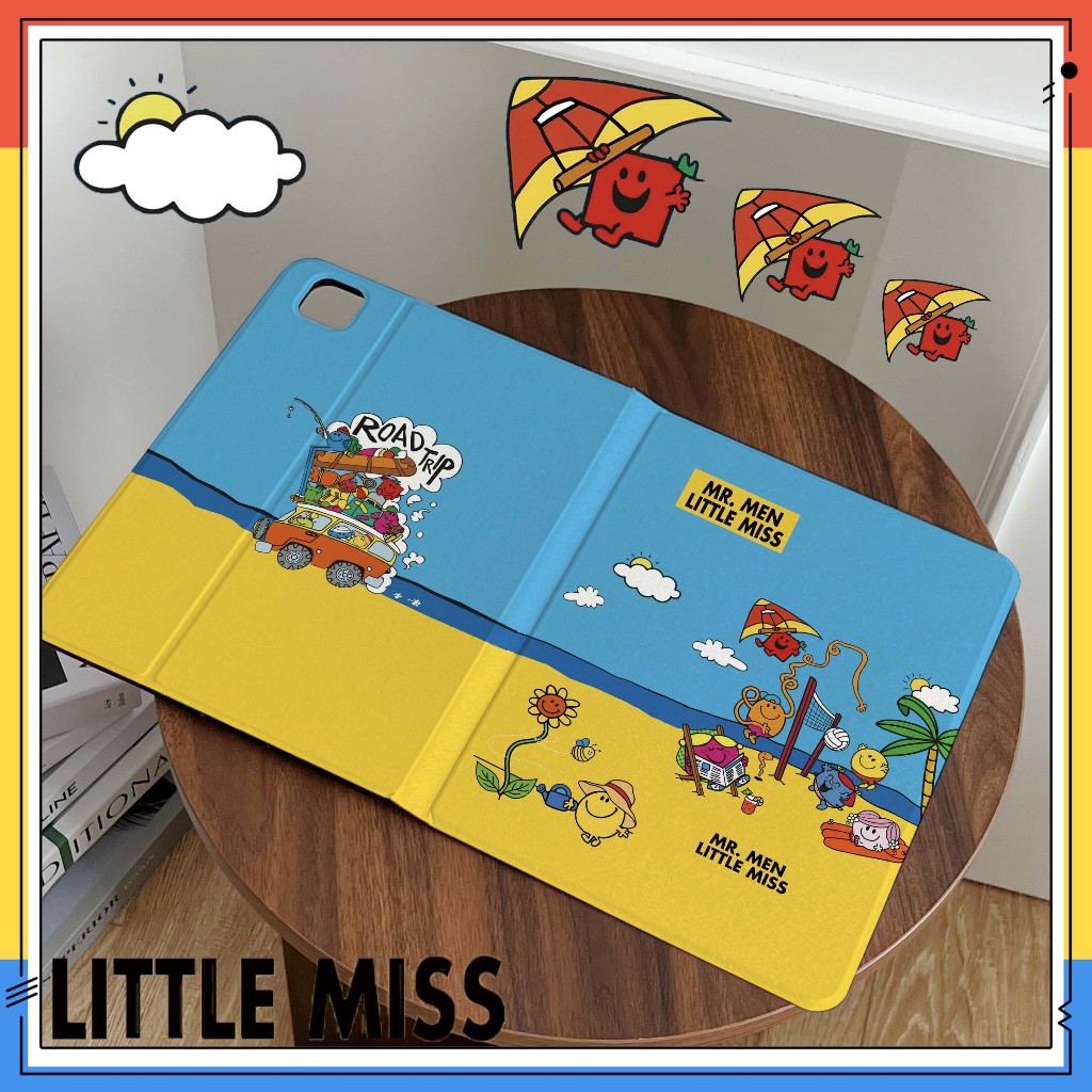พร้อมส่ง เคสไอแพด gen9 10.2 MINI7 Beach trip diary พร้อมที่วางปากกา เคส iPad Air5 Air6 pro11 2024