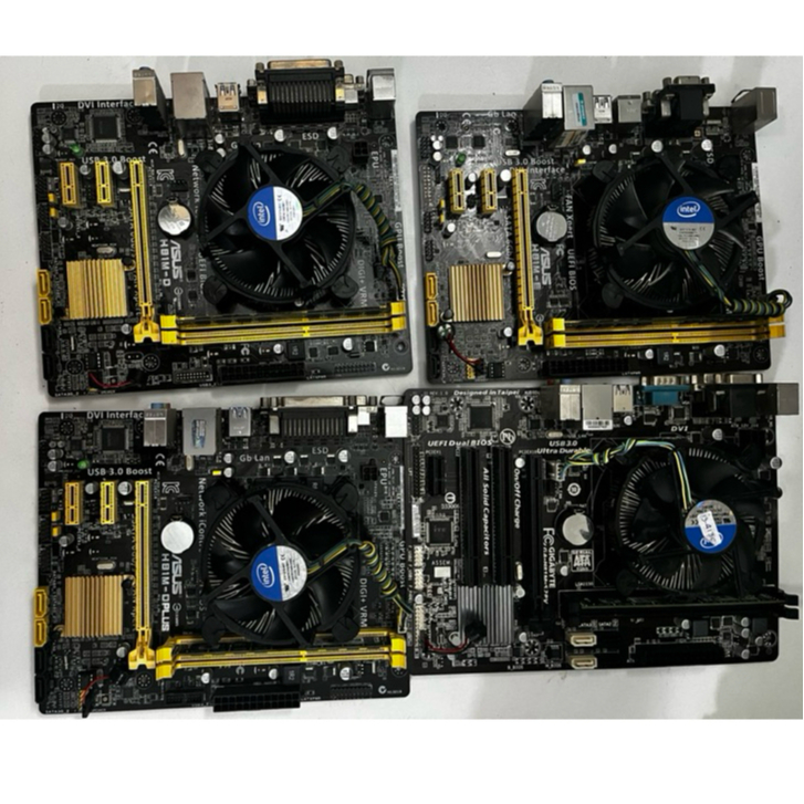 เมนบอร์ด Socket 1150 + Cpu i5 Gen4 +Ram 8G มีฝาหลัง