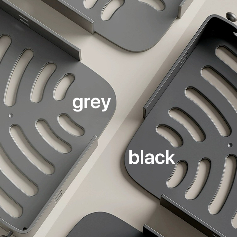 ชั้นวางห้องน้ำ ชั้นวางของติดผนังเข้ามุม ชั้นวางของในห้องครัว ที่วางของเข้ามุมสามเเหลียม ไม่ต้องเจาะผนัง cutieworld - รูปที่ 7