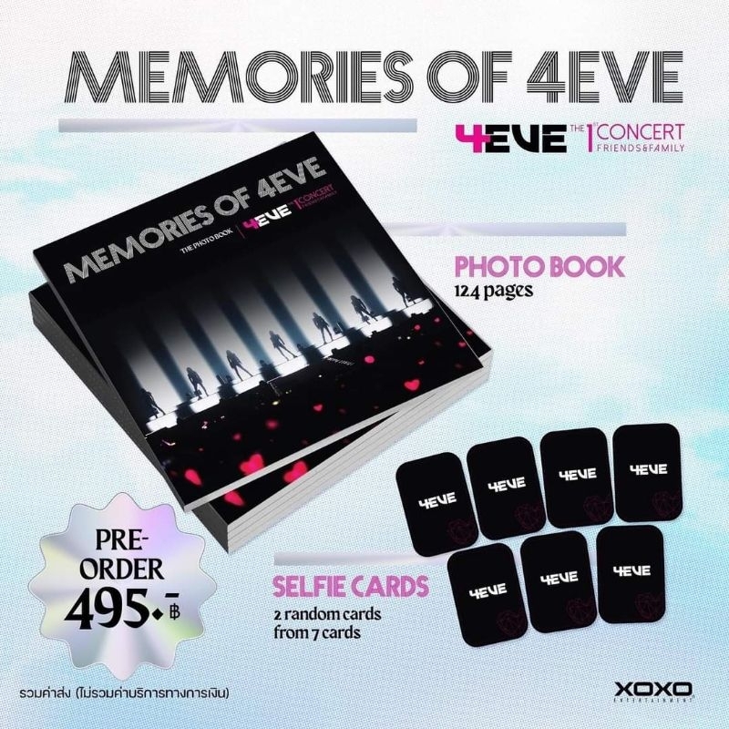 Photobook [ MEMORIES OF 4EVE | The 1st Concert ] (เฉพาะเล่มไม่มีการ์ด)