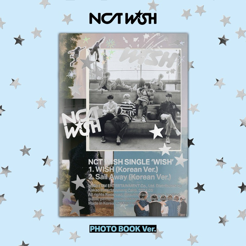 พร้อมส่ง — NCT WISH (엔시티 위시) : Single Album [WISH] Photobook Ver.