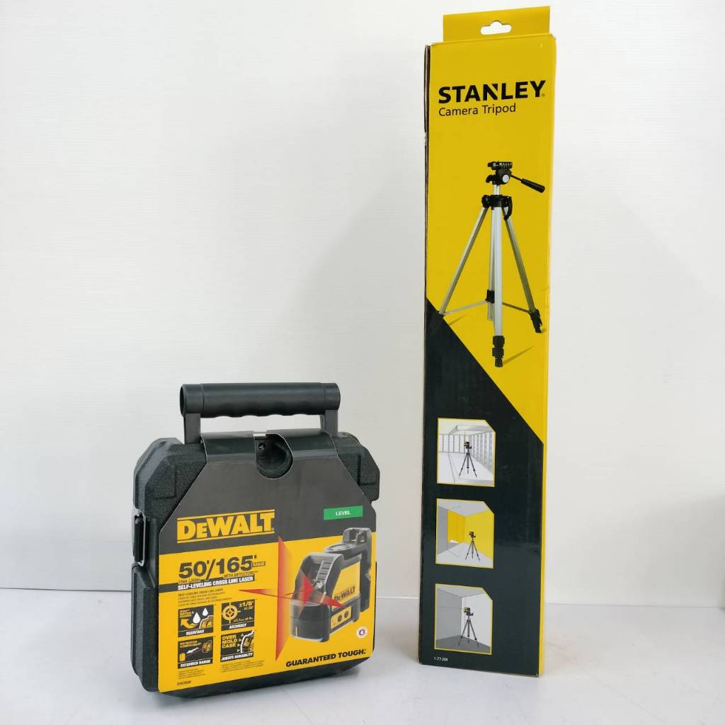 เลเซอร์ระดับ2เส้น แสงแดง DW088KTP DEWALT พร้อมขาตั้ง
