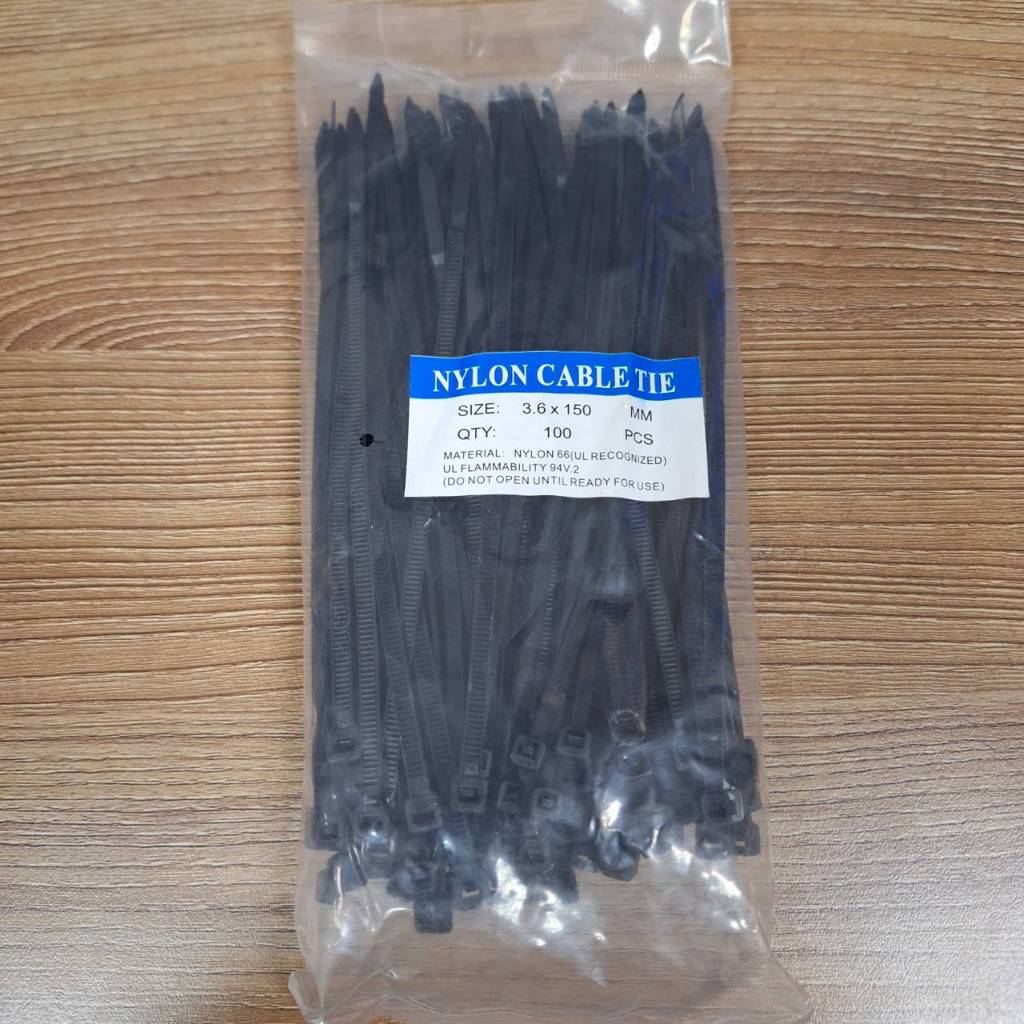สายรัด เคเบิ้ลไทร์ 2.5x100mm/3.6x150mm/4.8x200mm รูปที่ 4
