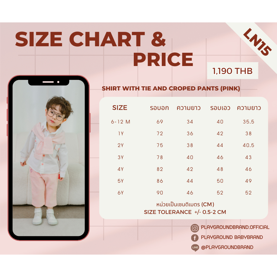 LN15_Shirt with Tie and Croped Pants (PINK)_LINEN IN LOVE COLLECTION