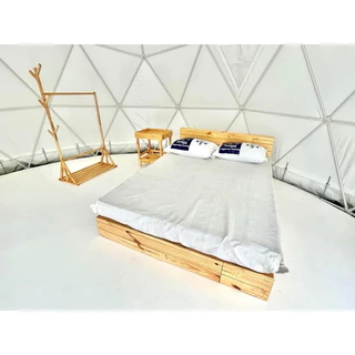 เตียงไม้พาเลท รุ่น ไม้ช่องระแนง ทึบหัวเตียง ปิดข้างพิเศษ✨✨🛌🛌🏡❤️❤️