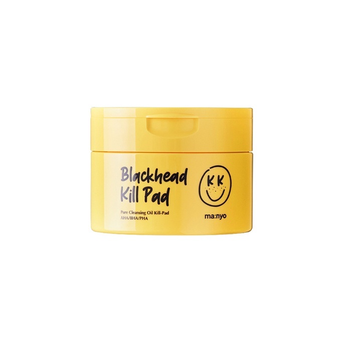 [สินค้าของแท้100% พร้อมส่ง] Manyo  manyo Blackhead Pure Cleansing Oil Kill Pad 50 Sheets
